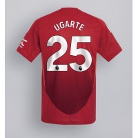 Dres Manchester United Manuel Ugarte #25 Domaci 2024-25 Kratak Rukav